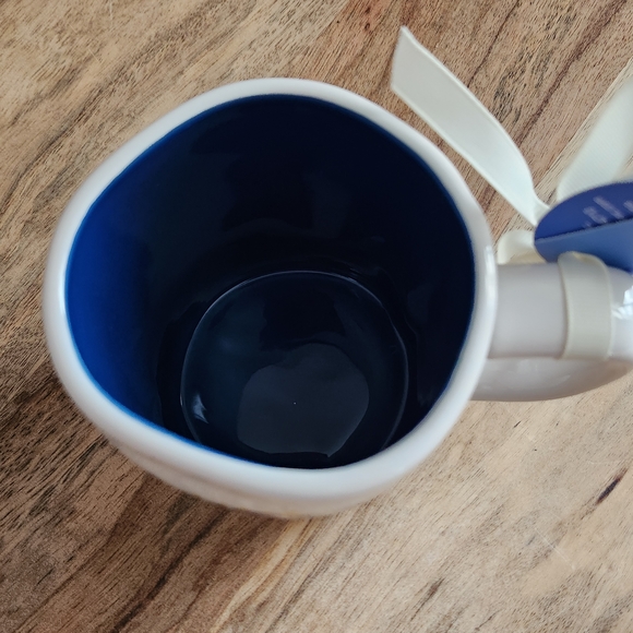 Rae Dunn Hanukkah Mug with Menorah Design and 'Happy Hanukkah' Writing - Picture 7 of 11